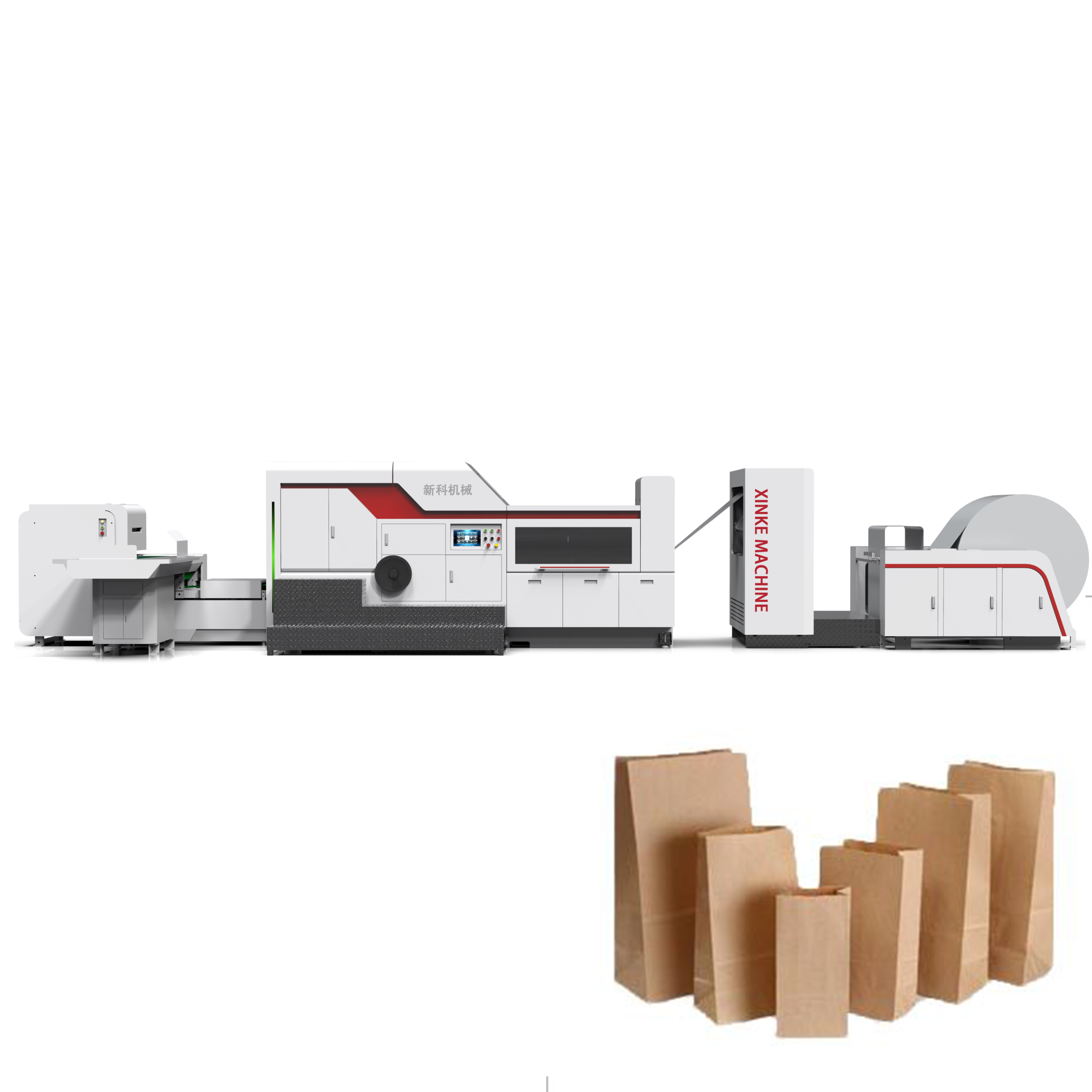 Profession Manufacturer Cheap Price High Speed Paper Bag Making Combo Paper Bags Manufacturing Machines Prices