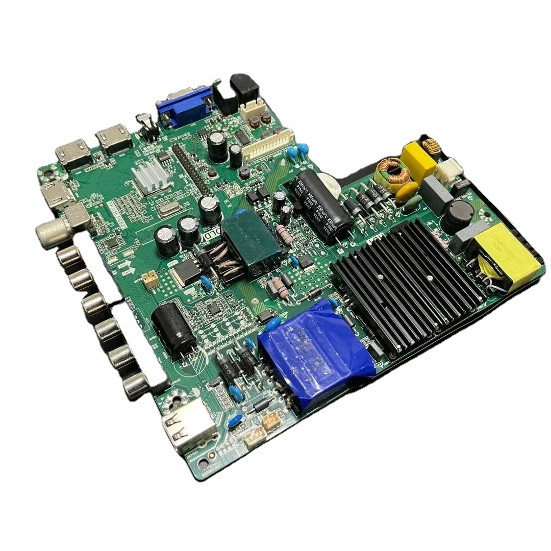 Универсальная материнская плата для телевизора TP.V56.PCB821 с пультом дистанционного управления