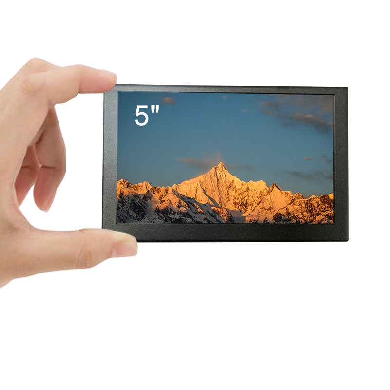 Фабрика ЖК производитель 5 дюймов маленький монитор 800x480 IPS HDM-I USB OEM Настольный сенсорный мини портативный монитор