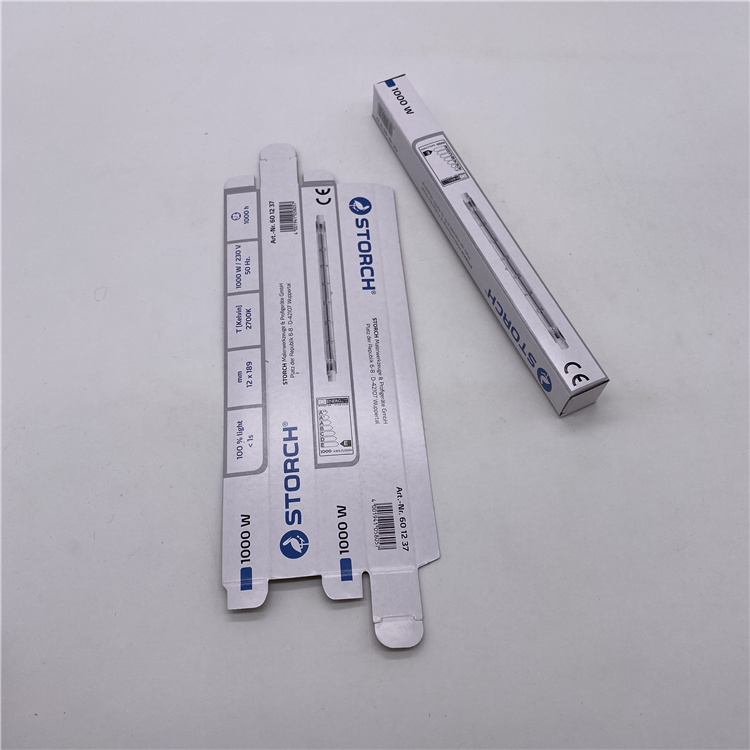 Custom Lamp Packaging Box Energy Saving LED Fluorescent Lamp Foldable Packaging Box