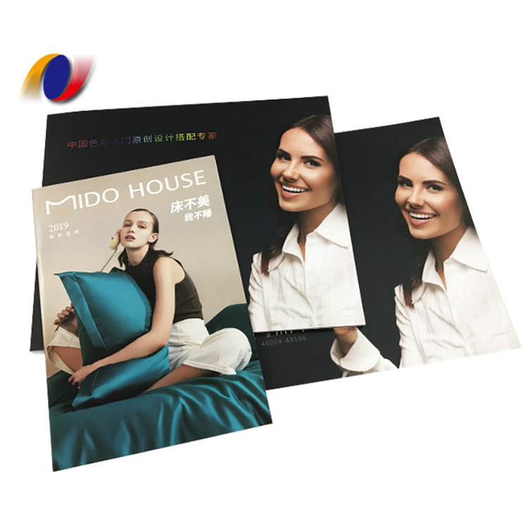 Custom Perfect Hardcover Full Color Fashion Magazine Catalogue Printing Service Factory