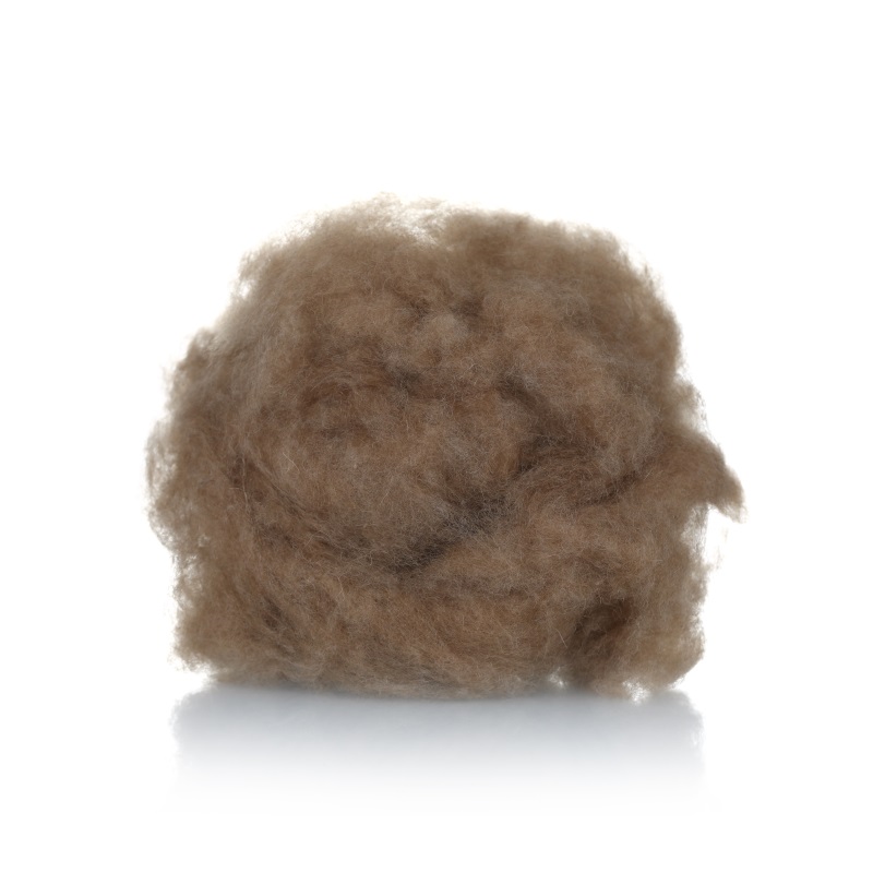 Wholesale cheap price super clean soft 18.5 mic camel sustainable wool fiber for sale