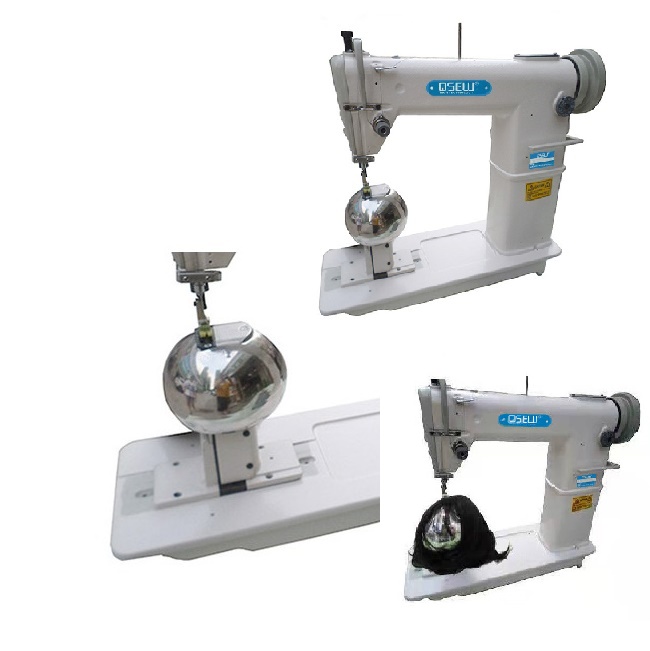 QS-810JFPP Одиночная игла парик, заколки, заколки для волос, трессы, заколки, машина пост кровать большой крюк швейная парик швейная машина