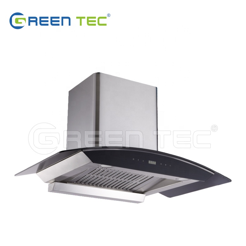 H219-9S touch switch Kitchen appliance restaurant kitchen hood stainless steel chimney range hood