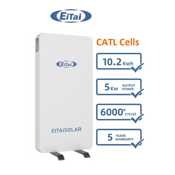 Eitai 51,2 V литиевая батарея 9kwh 10kwh 6,1 K 10.2Kwh Lifepo4 клетки 14.3Kwh мощность стены дома Аккумулятор