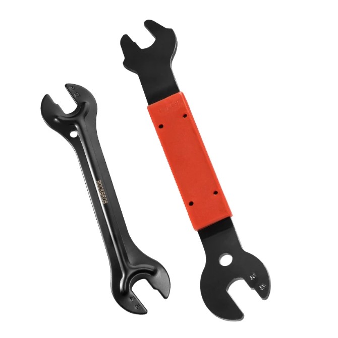Carbon Steel Bike Head Open End Axle Hub Cone Wrench Spanner Durable Mountain Road Bicycle Service Tool 15/16 17/18mm