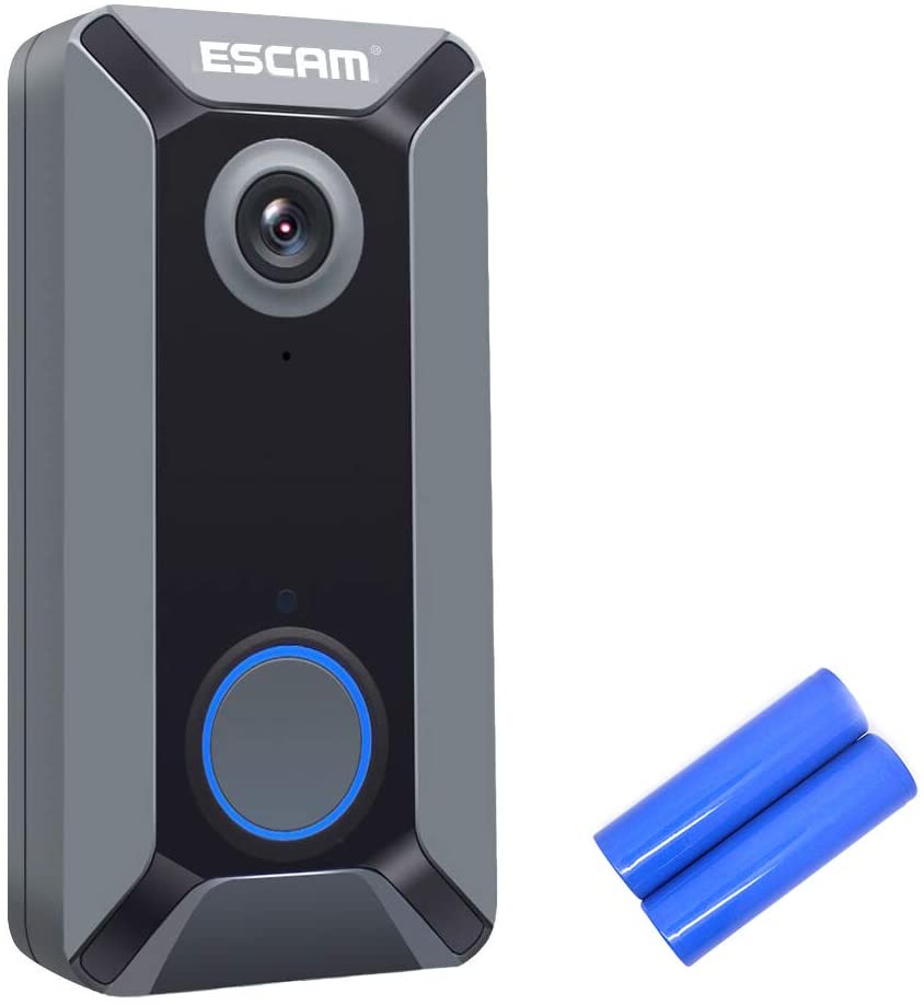 Rraycom беспроволочный видео-дверной звонок камера Wi-Fi с пассивный инфракрасный детектор движения, бесплатное Облачное хранилище для дома из водонепроницаемого материала безопасности дверной Звонок