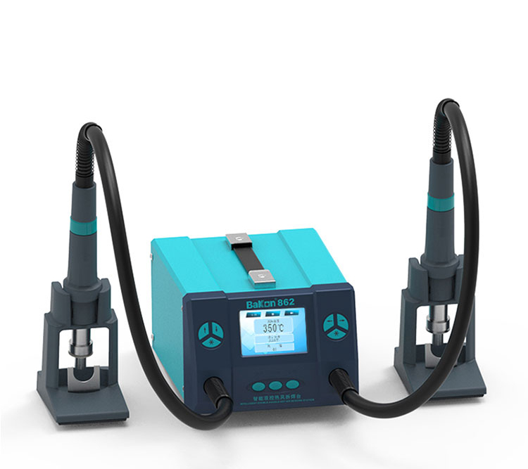 Bakon 2000W BK862 2 в 1 пистолет горячего воздуха станция для распайки для ремонта