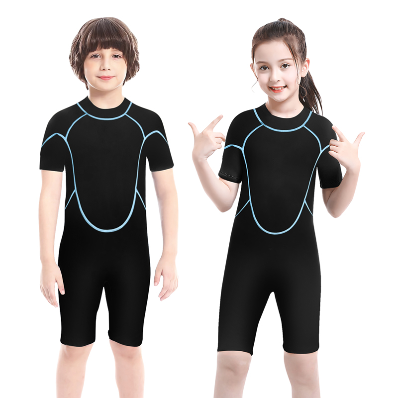 Wholesale Neoprene Diving Suits Long Sleeve Keep Warm Surfing Swimming Wetsuit For Kids