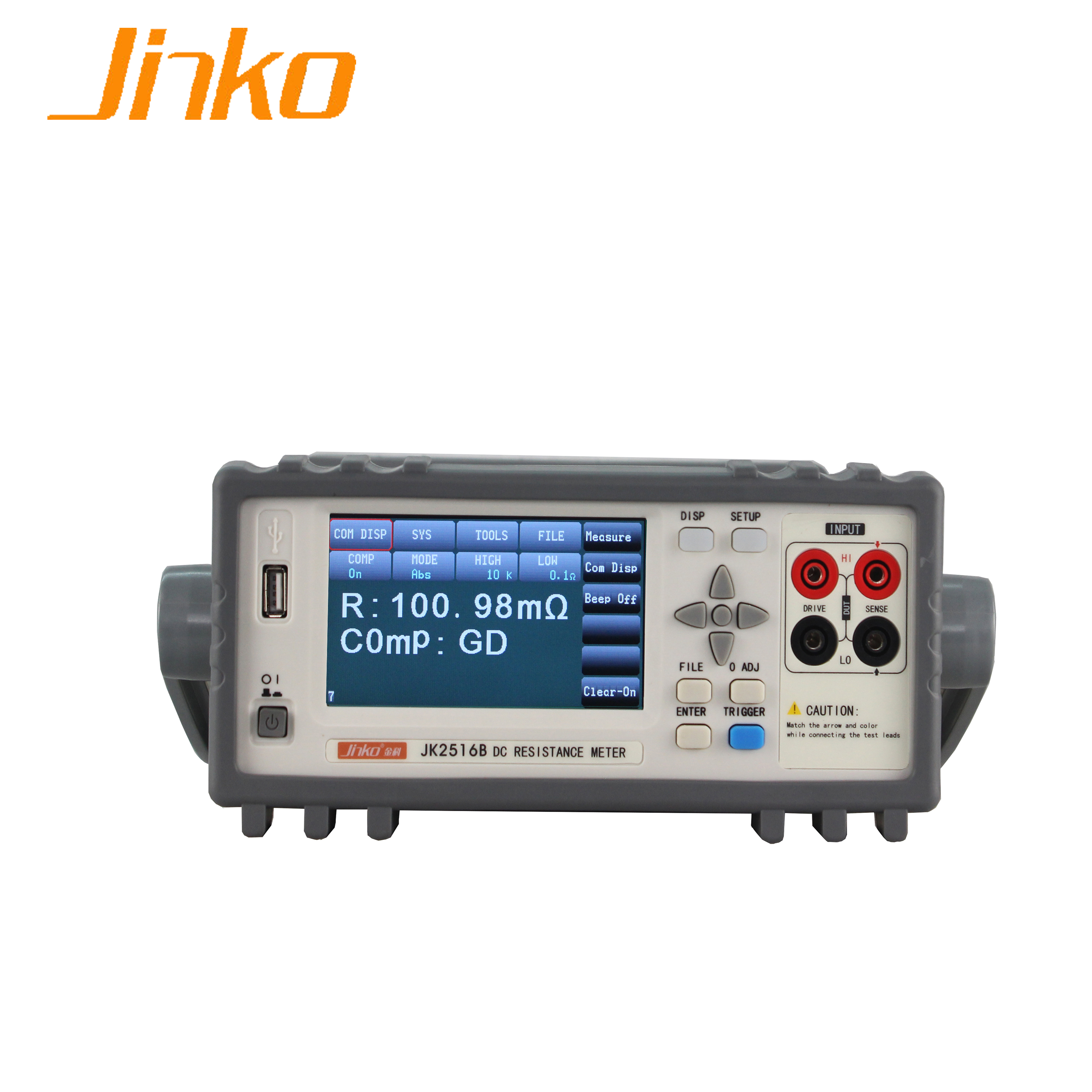Jinko JK2516B DC Измеритель сопротивления для реле сопротивления с 0.05% точность микро ом метр