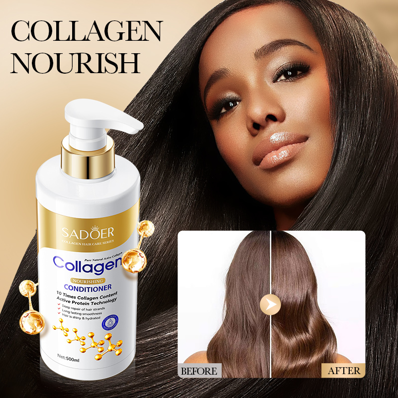 Wholesale Private Label Collagen Hair Care Products Shampoo and Conditioner Hair Nourishing Moisturizing Repairing Conditioner