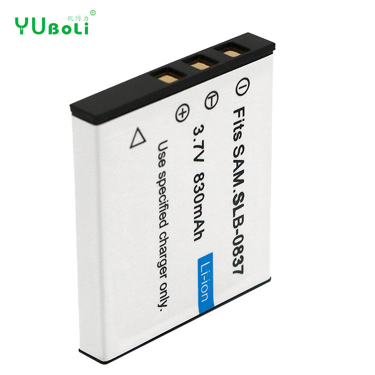 3,7 V 830MAH Белый подходит для SLB-0837 SLB-0837B аккумуляторная батарея для цифровых фотоаппаратов L80, I6 PMP, I70, I70SSLB-0837 батареи камеры
