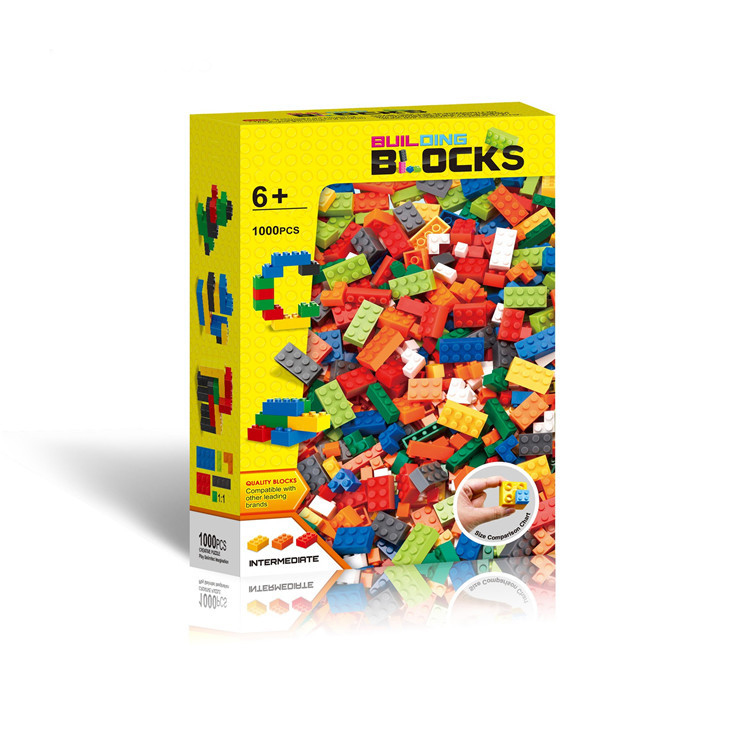 Детские развивающие игрушки DIY собрать игрушки 250/500/1000 шт ABS пластиковые строительные блоки