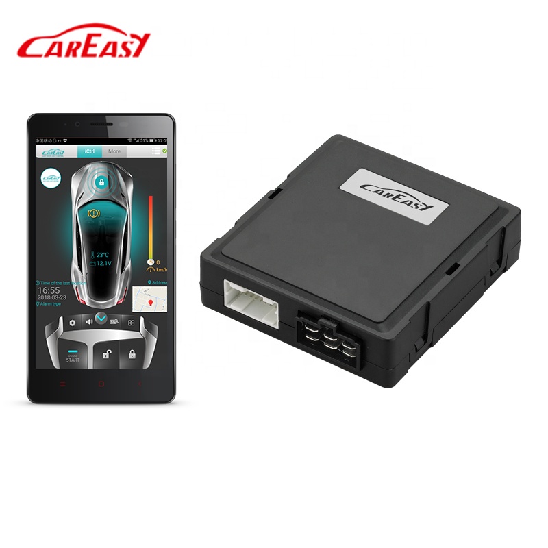 Авто перезапуск GPS/GSM/GPRS обновленная Автомобильная сигнализация с приложением на смартфон для мониторинга и отслеживания