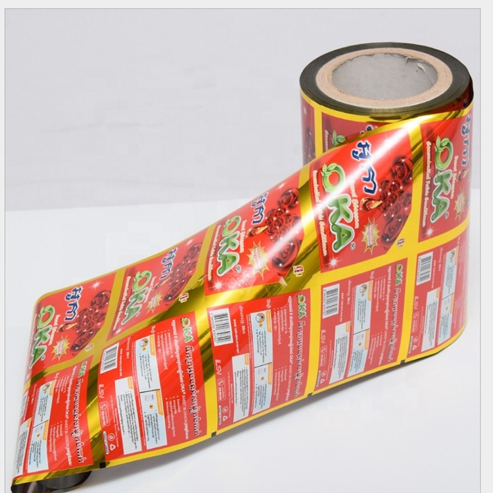Многократное экструзионное красочное печатание пластиковое Sachet упаковывая крен пленки еды упаковывая