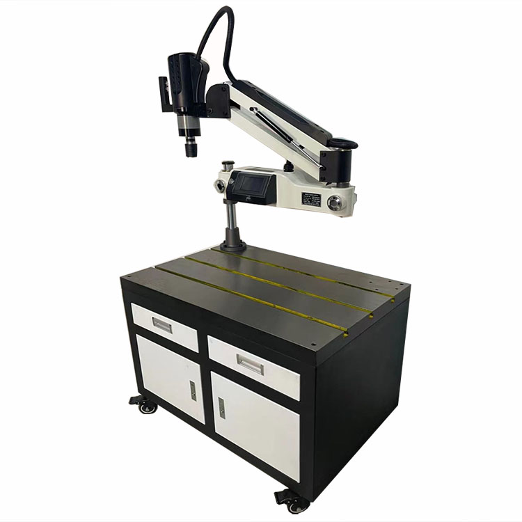 Cnc series plc control with touch screen industrial aluminum tapping machine