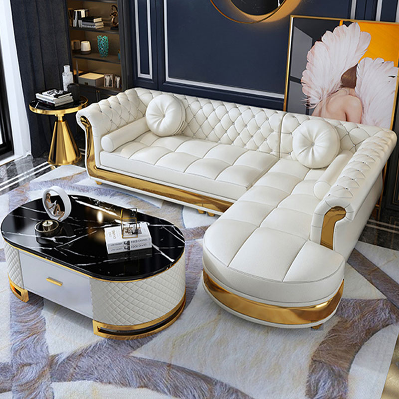 Wholesale Manufactory Single Double Triple Seater Living Room Long Couch Leisure Sofa Set Furniture Leather