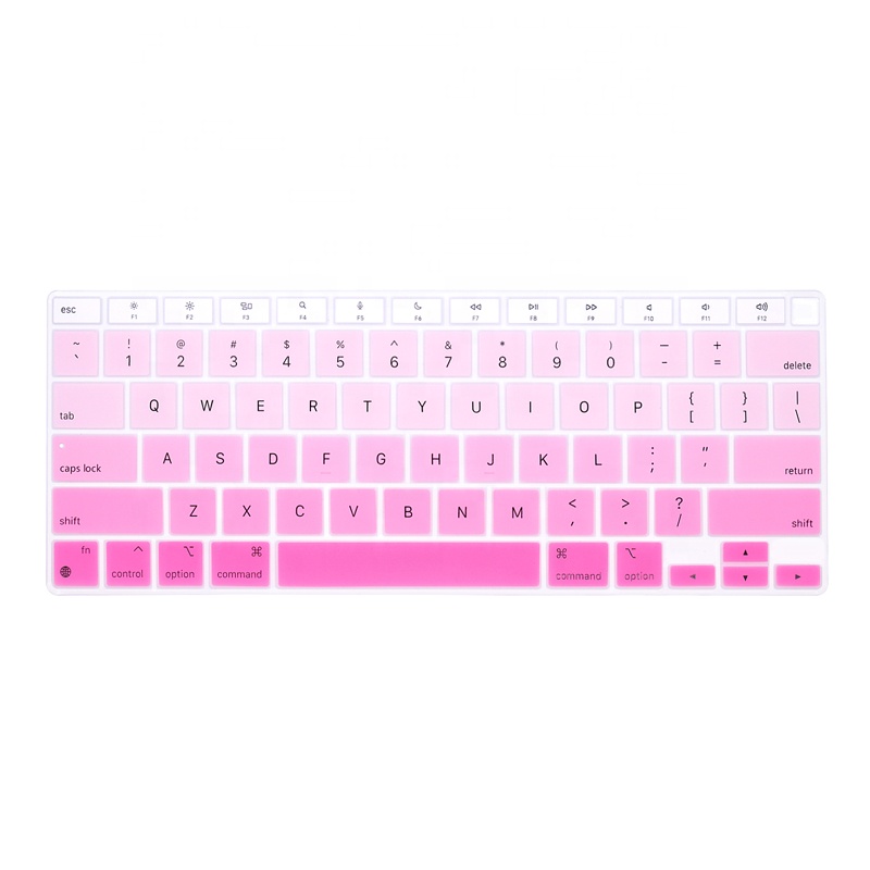 Силиконовый чехол для клавиатуры, защитный чехол для ноутбука macbook air 13 m1 A2337, чехол для клавиатуры компьютера американского типа