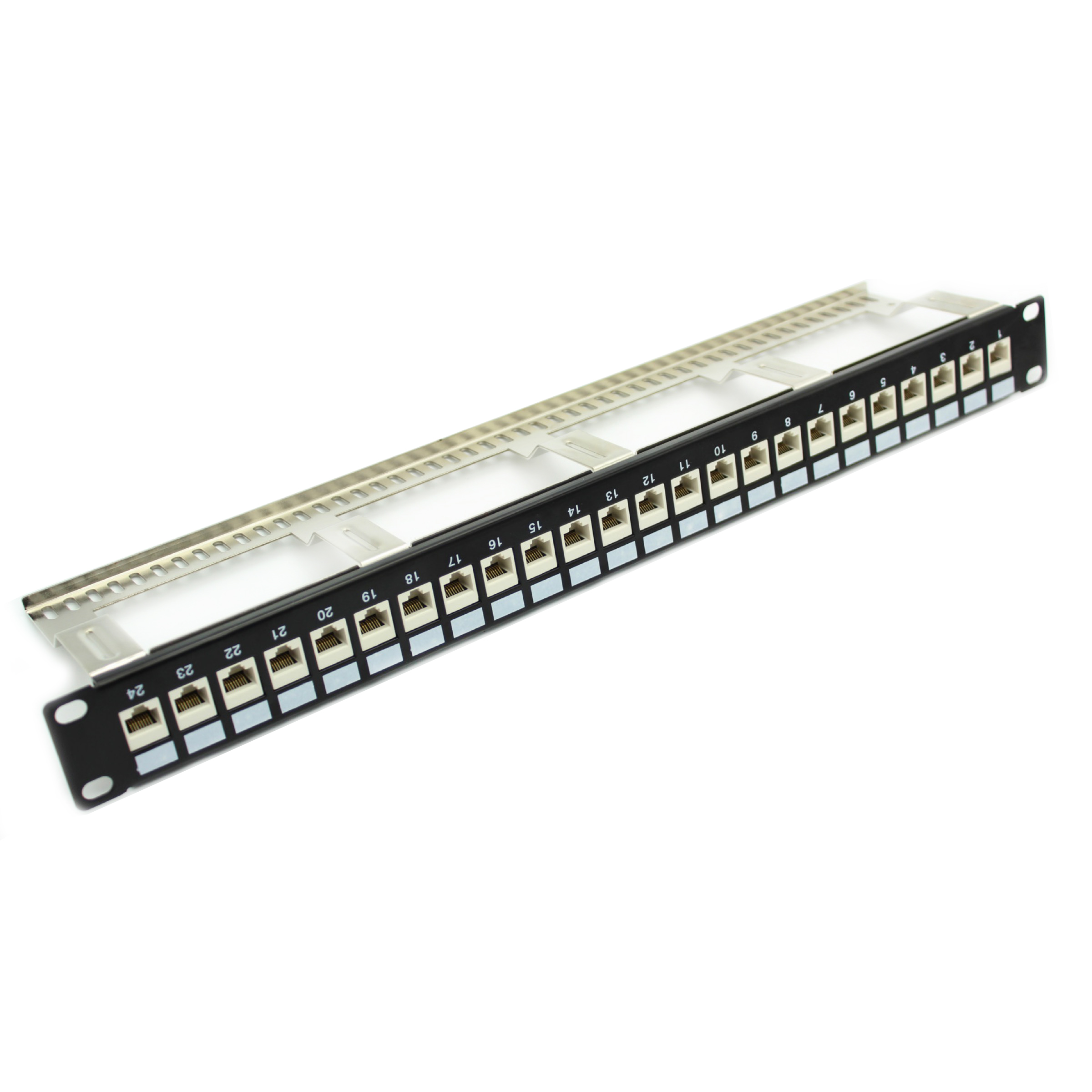 24 портовая сеть cat6 UTP пустая патч-панель с 24 pcs UTP cat6 keystone jack