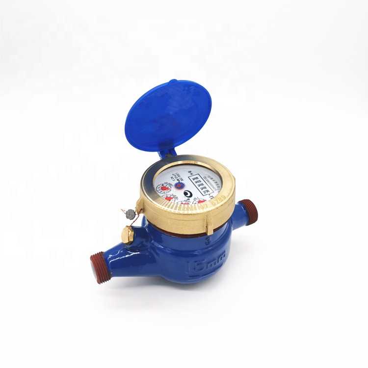 1/2 "-2" чугунным корпусом dry dial для мульти-струи воды расходомер счетчик воды