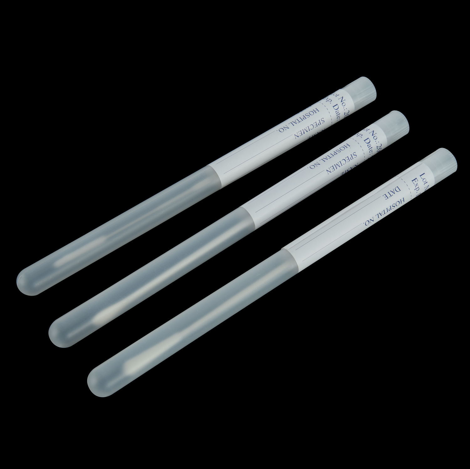 Medical throat flocked swab nasopharyngeal swab in tube