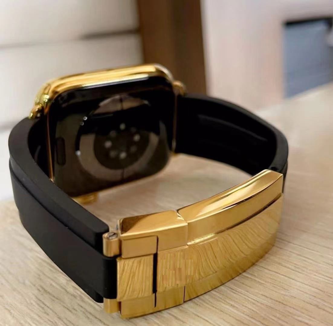 2-х цветный (двойной полосы для apple, часы apple watch каучуковый ремешок для часов apple watch