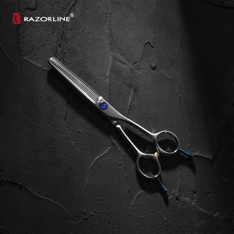 RAZORLINE NPK07DTC 9CR SUS440C лезвие с двумя зубцами профессиональные ножницы для домашних животных
