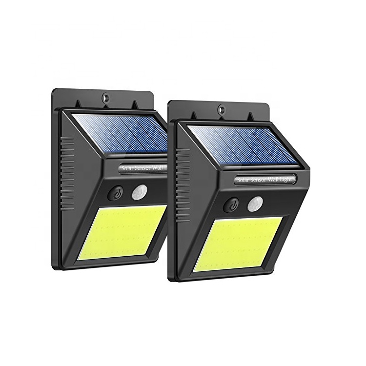 Best Price Outdoor Motion Sensor Solar Wall Light Wireless 48led PIR sensor outdoor garden lamps