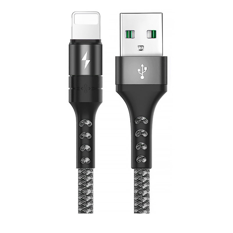 Высококачественный круглый медный usb-кабель для iphone, кабель для передачи данных micro A-usb C, lightning usb-кабель для зарядки для iphone