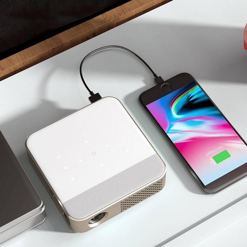 Яркий мобильный телефон, Wi-Fi, Bluetooth, 4k, Dlp, Wi-Fi, Android проектор для планшетов