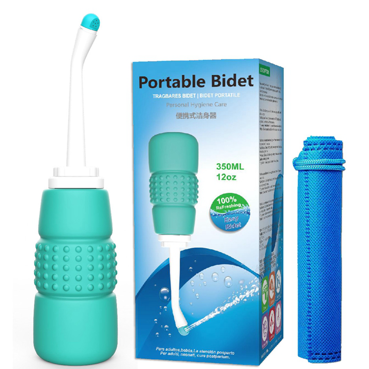 350ml Peri Bottle for Perineal Care-Baby Travel Bathing kit, Upside Down Peri Bottle for women man baby elder