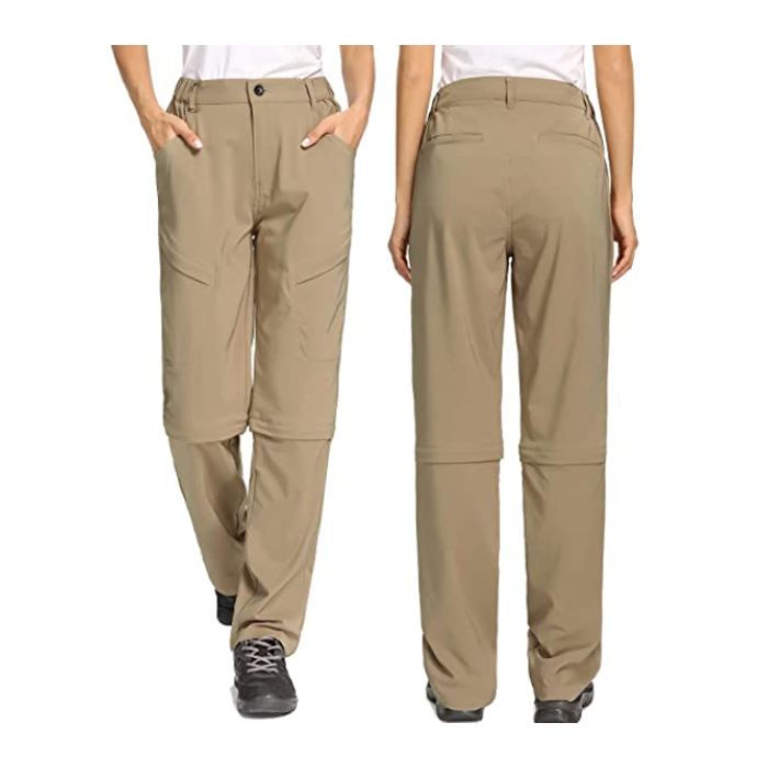 Custom logo stretch lightweight waterproof fishing pants outdoor wear womens hiking pants