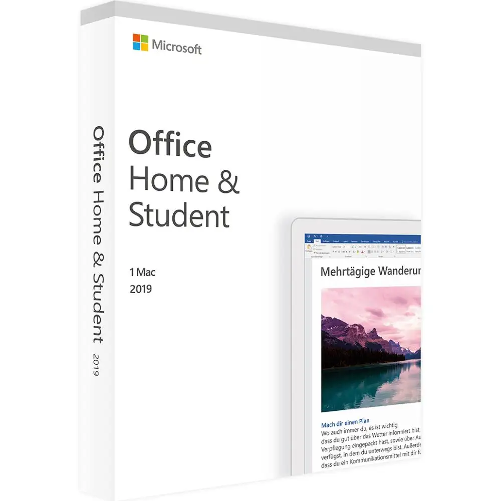 Microsoft Office Home And Student 2019 Licensed Digital Key Boxed Online Activation Office 2019 HS For Mac