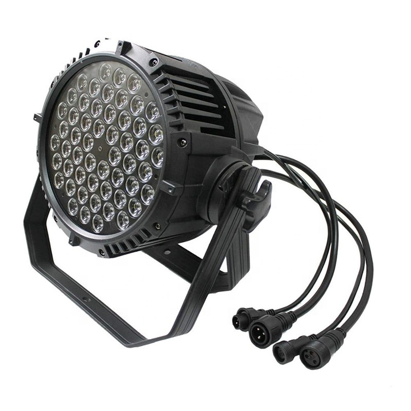 54x3w водонепроницаемый открытый Par 64 LED RGBW Par эффект света DMX512 Диско DJ сценическое освещение