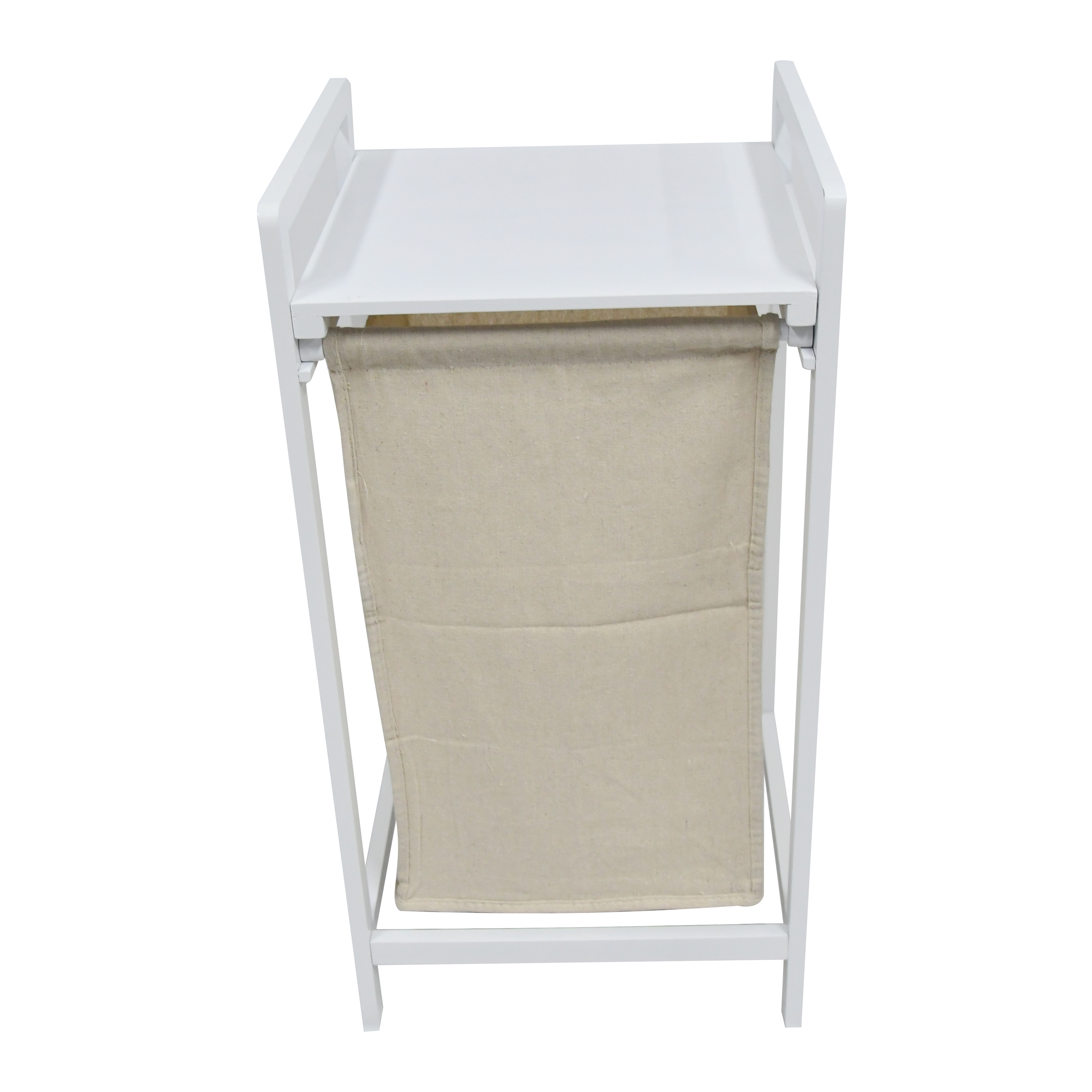 White Color Bamboo Laundry Hamper New Product Home and Kitchen Dirty Clothes Storage Basket