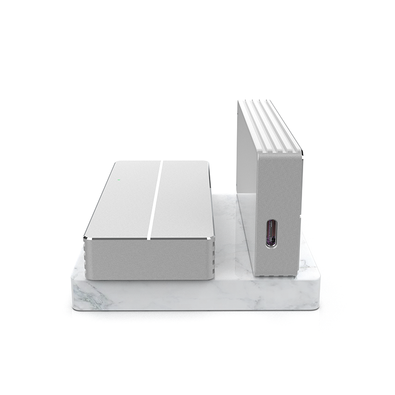 Алюминий Ужин Скорость 40 Гбит/с 4 ТБ Thunderbolt 3 м. 2 NVMe ssd-корпусов твердотельный накопитель внешний корпус для жесткого диска для Mac