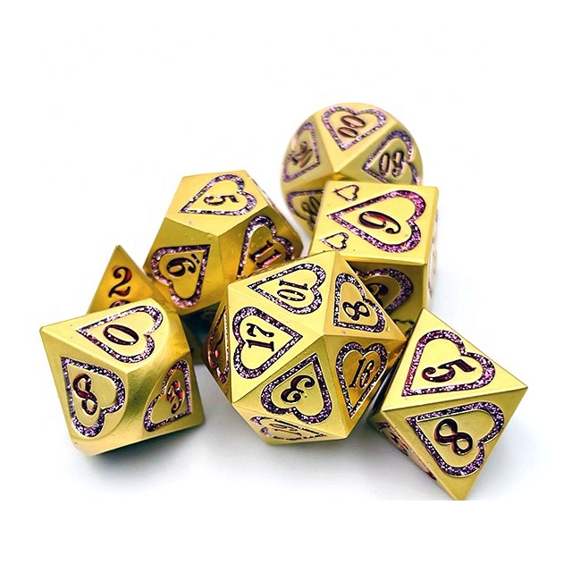 16mm custom dice set polyhedral dnd dice set RPG