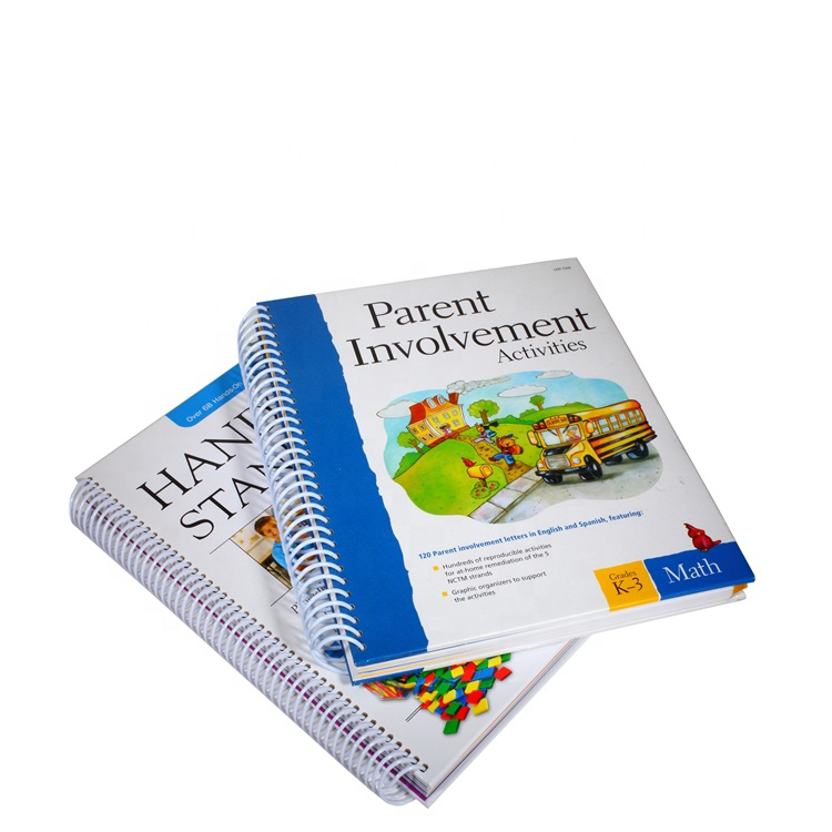 2021 Selling Art Paper Beautiful Custom Coloring Printing Spiral Book Binder