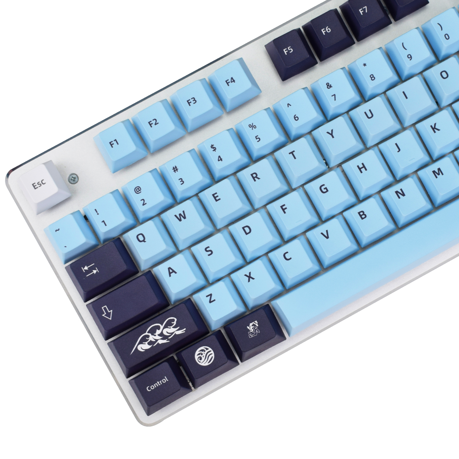 Колпачки для клавиш Mizu PBT, 132 клавиш, сублимация, пользовательские колпачки для клавиш вишневого профиля GMK для игровой механической клавиатуры MX Switch