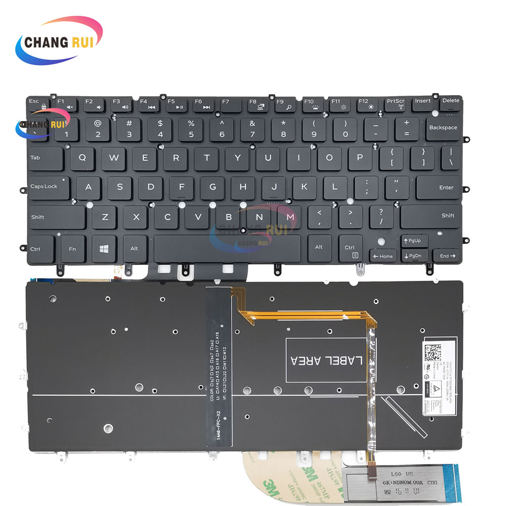 Backlit Keyboard for Dell XPS 13 9343 9350 9360 Inspiron 2-in-1 7348 7353 7359 Inspiron 7347 7352 7547 7548