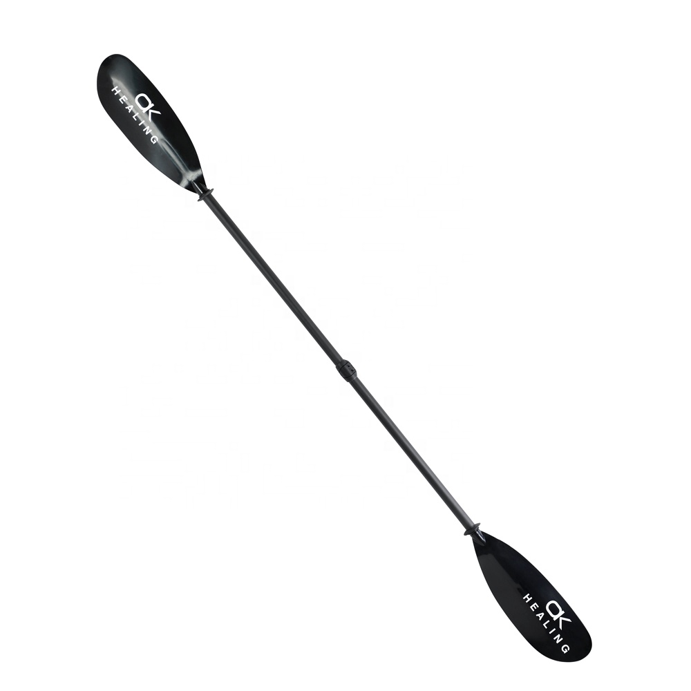 Fiberglass blade carbon fiber shaft kayak paddle
