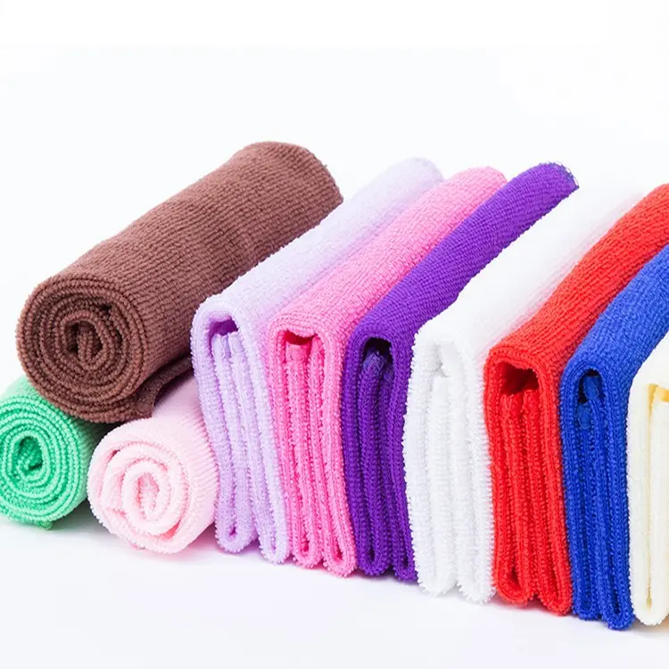 Pastel color microfiber face towel for travel