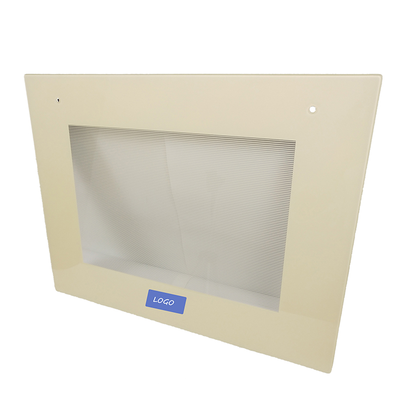Customized decorative electric appliance microwave oven silk print coated glass panel sheet appliance tempered glass glass