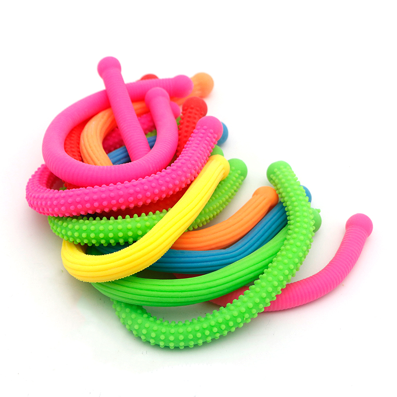 Wholesale Kids Tpr Stretch Toy Stretchy Noodles Rope Diy Anti Stress Toys Fidget Stress Reliever Toy