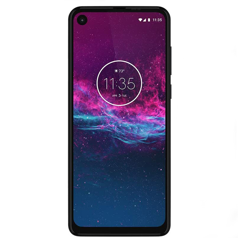 Б/у телефоны Motorola One Action на две SIM-карты XT2012 128 ГБ заводской разблокированный смартфон 4G/LTE джинсовый синий