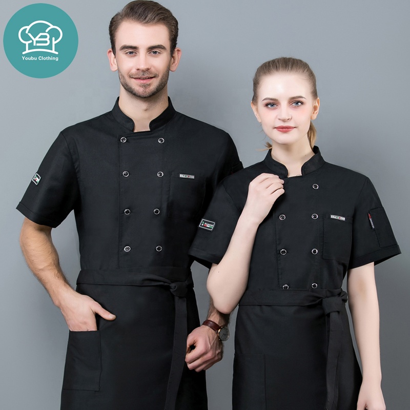 Высококачественная настраиваемая куртка шеф-повара с коротким рукавом для отеля бара кухни специальная одежда Китайский шеф-повар пальто ch