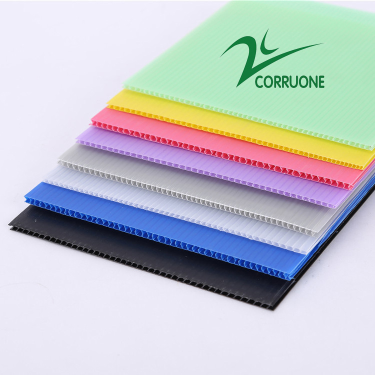 Colorful Corrugated Plastic Sheet, Correx Board, PP, 2 мм, 3 мм, 4 мм, 5 мм, 6 мм
