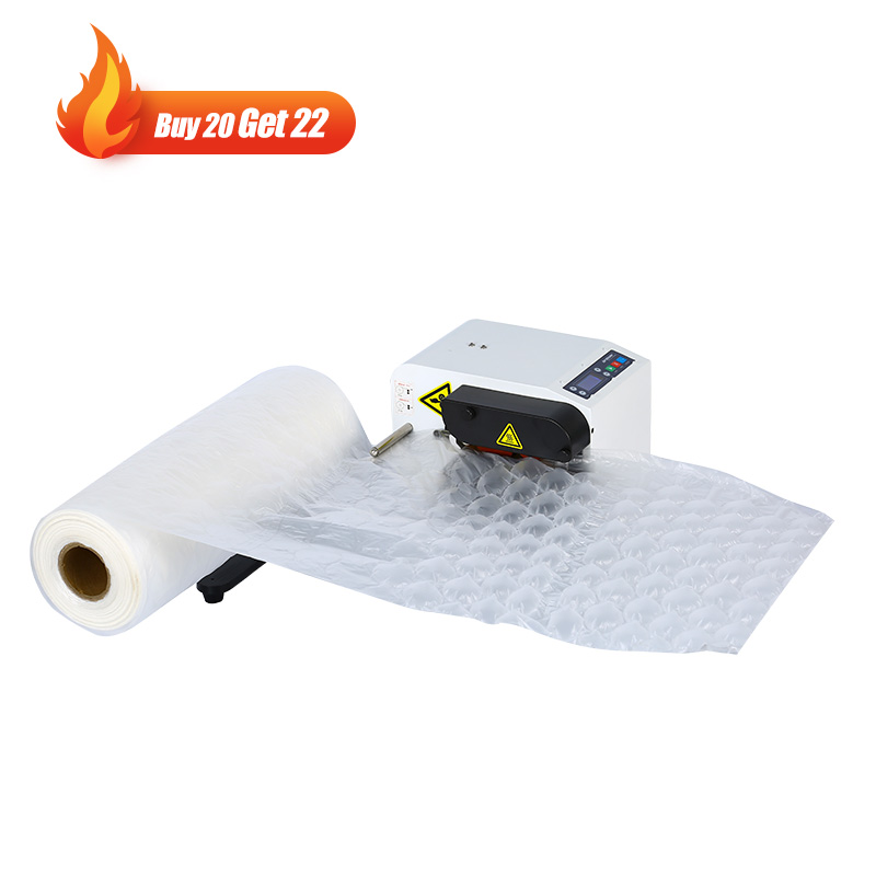 Fast Air Cushion Bubble Plant Wrap Machine For E-Commerce