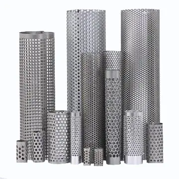 Stainless Steel 304 316 316l Perforated Filter Tube Cylinder