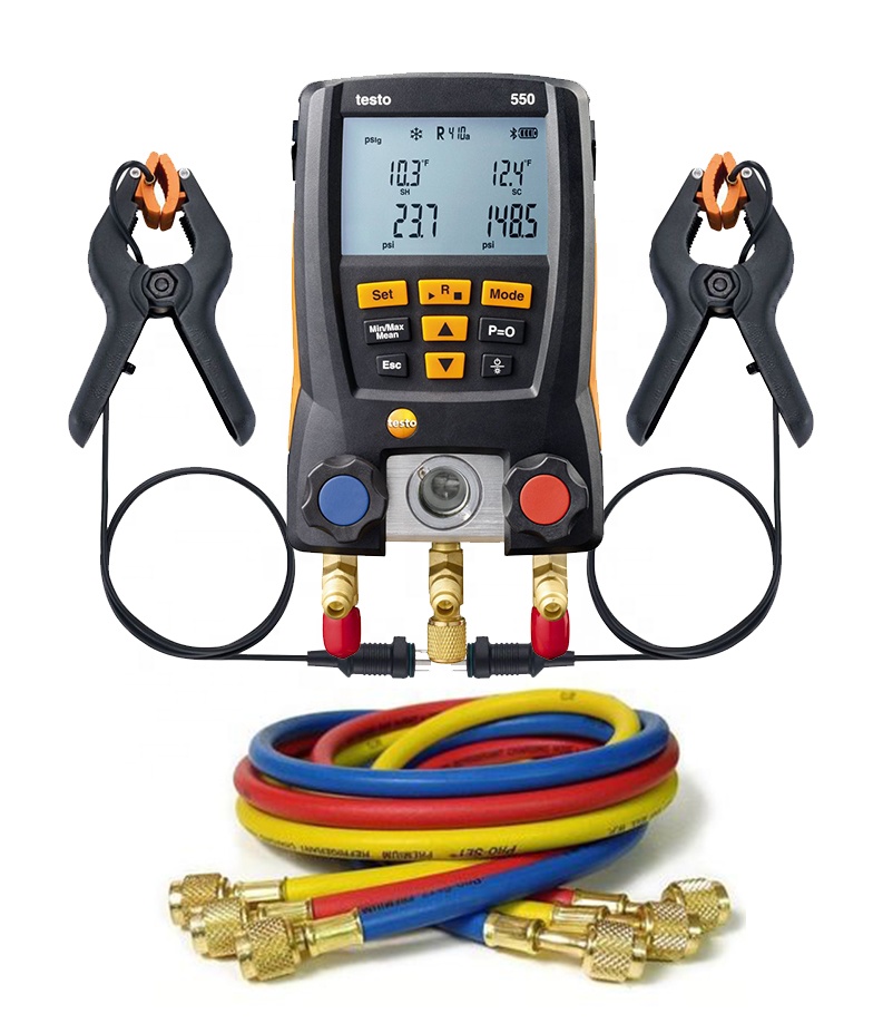 Testo 550-комплект цифрового коллектора с Bluetooth